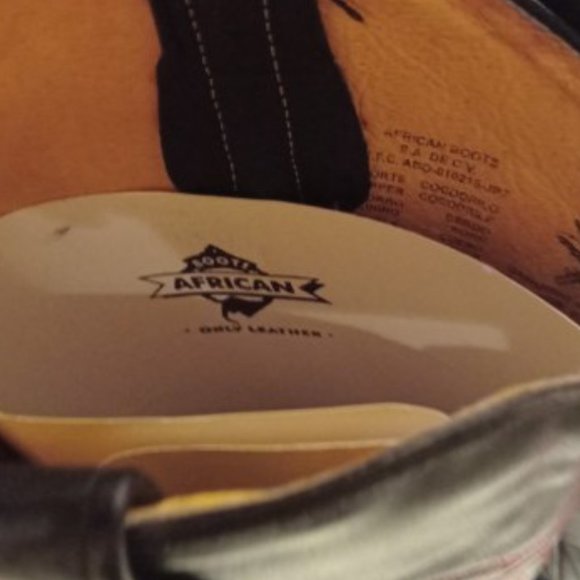 Leather Cowboy Boots - Men's 8/Women's 10 - Picture 15 of 16